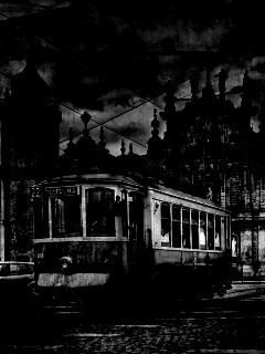 Старинный трамвай обои