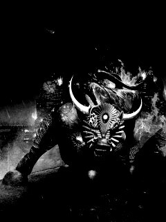 Воин и бык на крыше обои