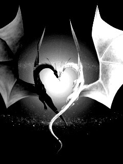 Влюбленные драконы обои