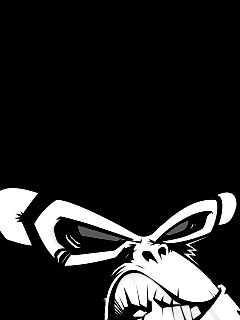 Злая обезьяна обои