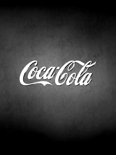 Синий логотип Coca-Cola обои