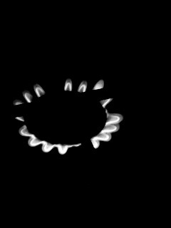 Огонь газовой горелки обои