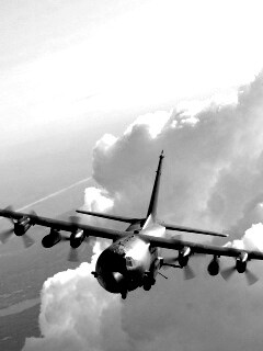 Самолет АС-130 обои