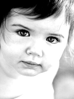 Детское личико обои