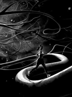 Бег крови обои