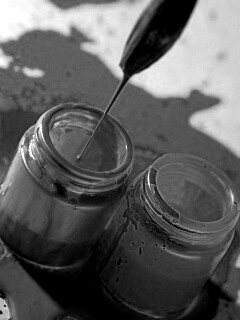 Баночки с краской обои