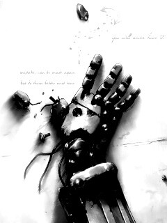 Автопротез из анимэ Стальной Алхимик обои