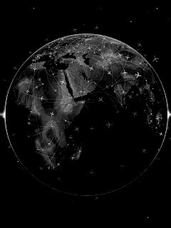 Маршруты самолетов обои