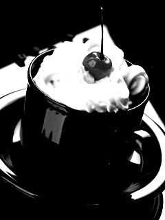 Вишня в креме обои