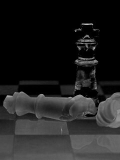 Две шахматных фигуры обои