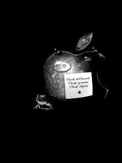 Think different, think greener, think Apple обои