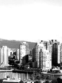 Панорама города обои