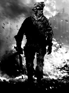 Солдат из modern warfare 2 обои