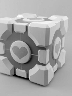 Взвешенный куб-компаньон обои