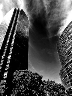 Осязательный Нью-Йорк с большими домами обои