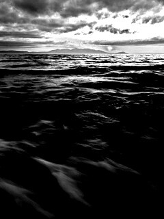 Красивый горизонт на море обои