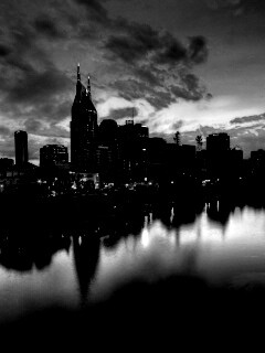 Ночной город обои