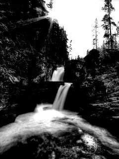 Горные водопады обои