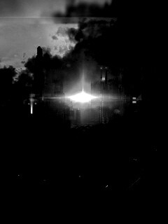 Закат в инопланетном городе обои