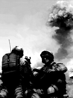 Солдаты в пустыне обои