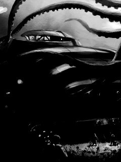 Наутилус в плену щупалец обои