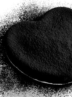 Шоколадное сердце обои