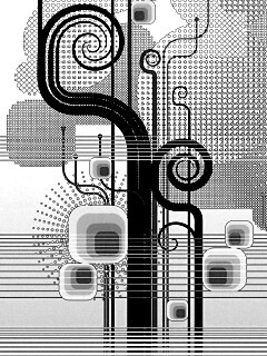 Линии и точки обои