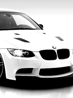 Белый БМВ обои