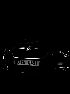 Шкода в темноте обои