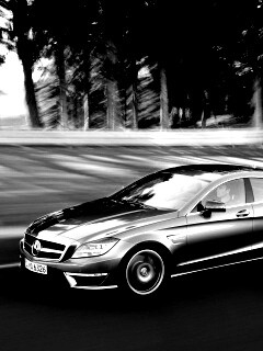 Мерседес в движении обои