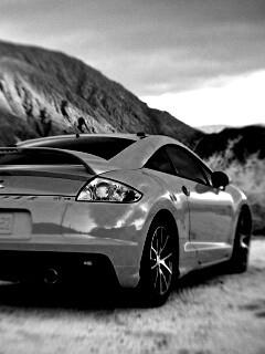 Mitsubishi в горах обои