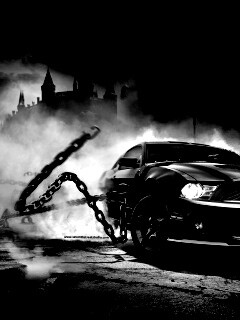 Ford Mustang рвёт цепи обои