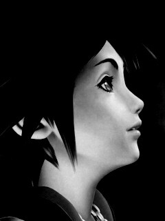 Анимешный парень и белые перья обои