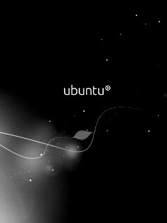 Сиреневые обои Ubuntu обои