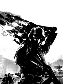 Солдат сжигает американский флаг обои