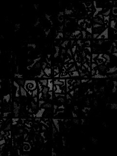 Витражные буквы обои