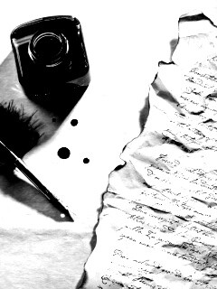 Мятое письмо обои