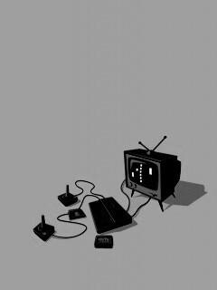 Приставка и телевизор обои