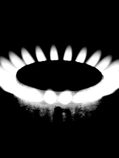 Огонь газовой конфорки обои