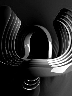 Фиолетовые изгибы обои