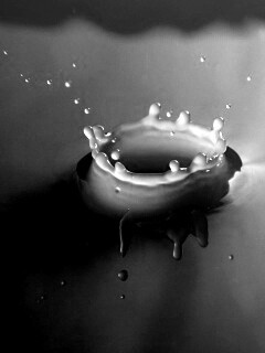 Синий всплеск воды обои