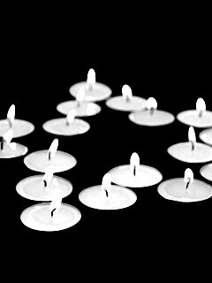 Звезда из свечек обои