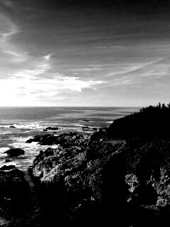 Скалистый берег обои