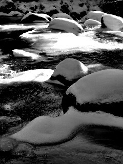 Замёрзжая речка обои