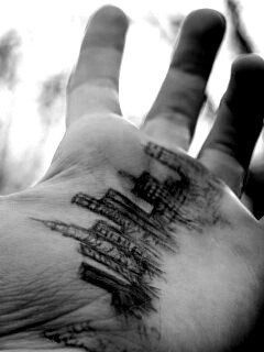 Город на ладони обои