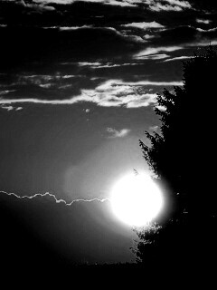 Теплый закат над полем обои