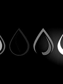 Четыре стихии в каплях обои