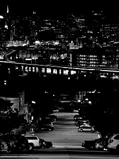 Вечерний город обои