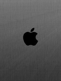 Apple на деревянном покрытие обои