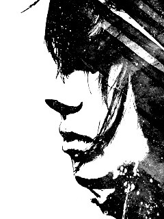 Стильные черно-белые обои обои